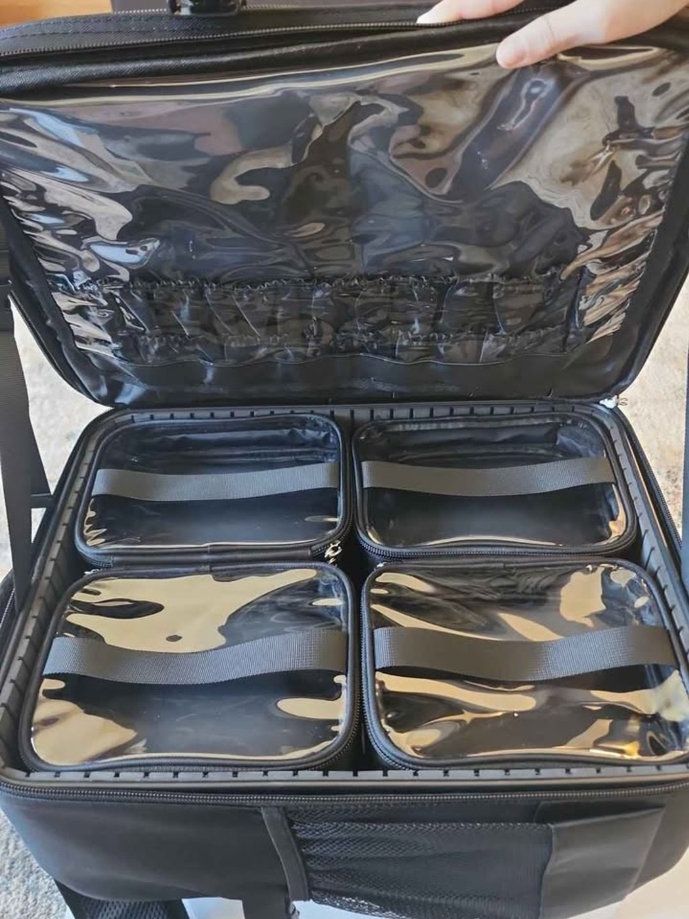 Relavel Womans Makeup Backpack. NWOT. - Picture 4 of 13